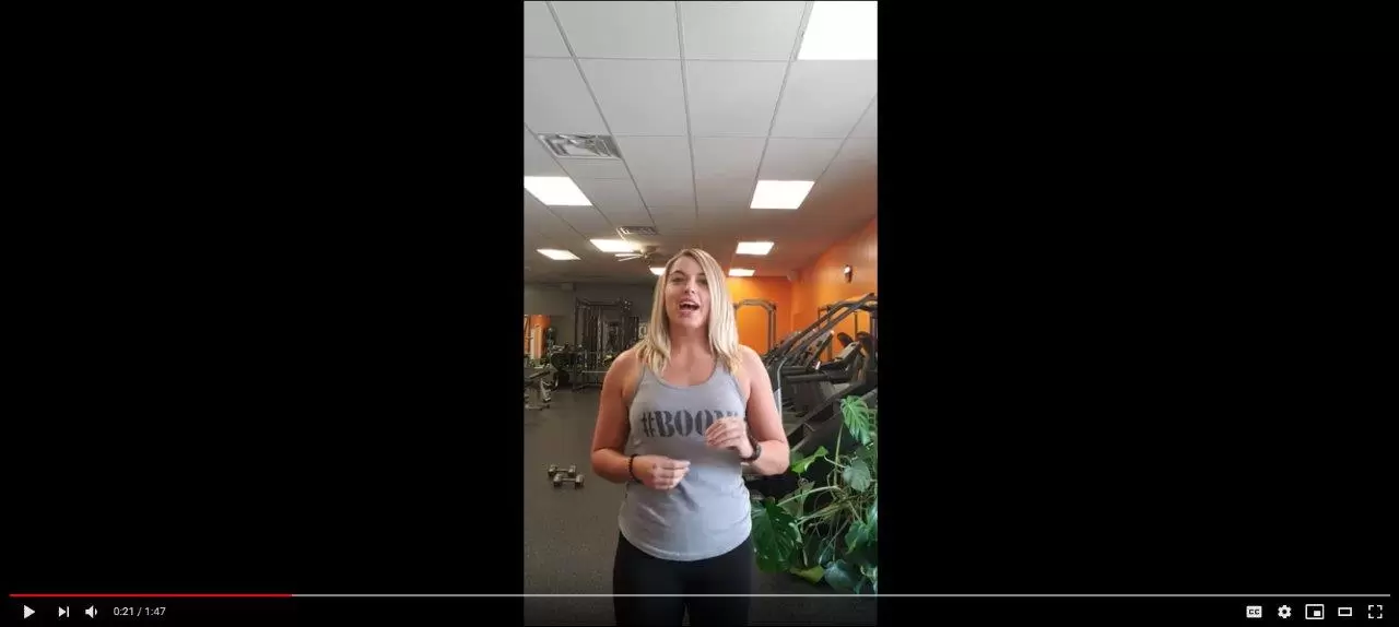 Virtual online fitness training