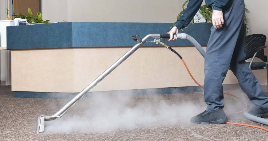 Carpet steam cleaning